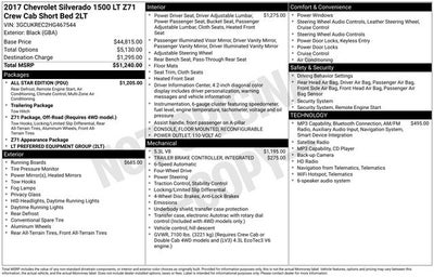 2017 Chevrolet Silverado 1500 LT LT2