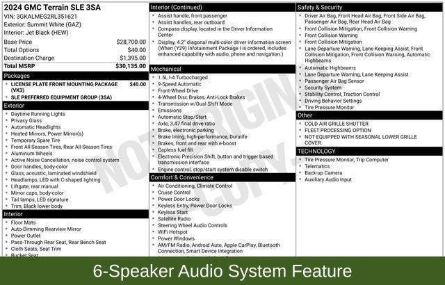 2024 GMC Terrain FWD SLE