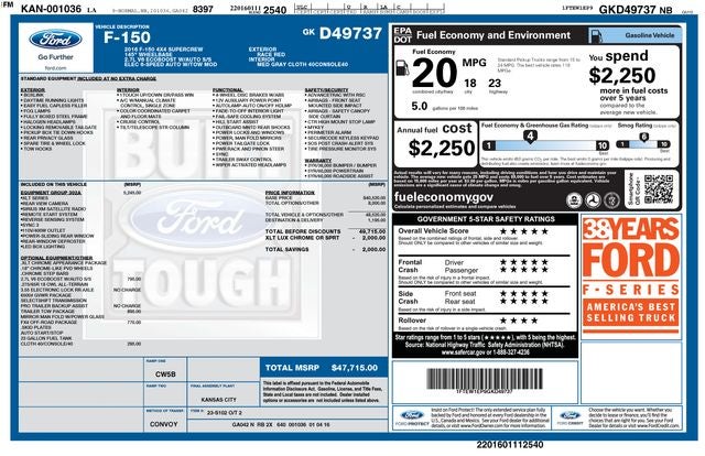 2016 Ford F-150 XLT