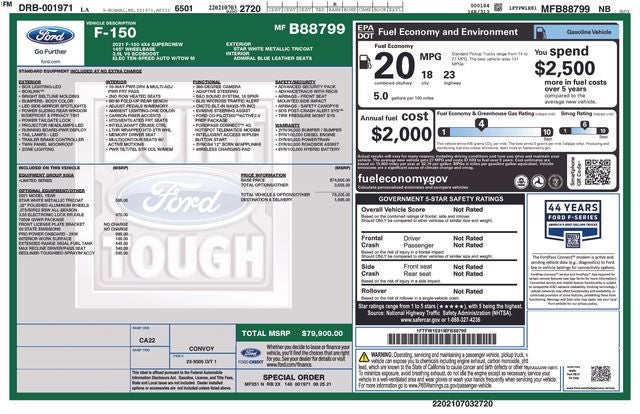 2021 Ford F-150 Limited