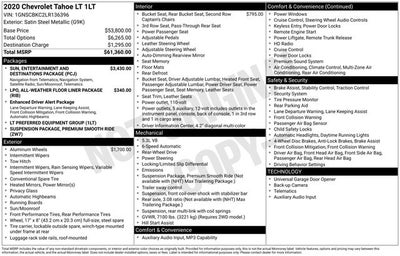 2020 Chevrolet Tahoe LT