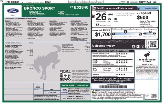 2023 Ford Bronco Sport Big Bend