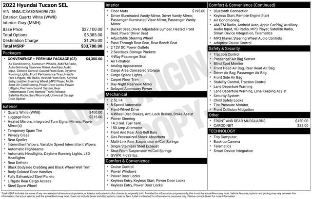 2022 Hyundai TUCSON SEL