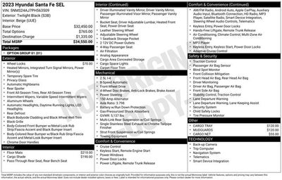 2023 Hyundai SANTA FE SEL