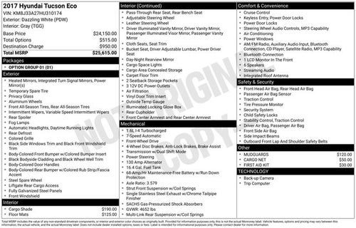 2017 Hyundai TUCSON Eco