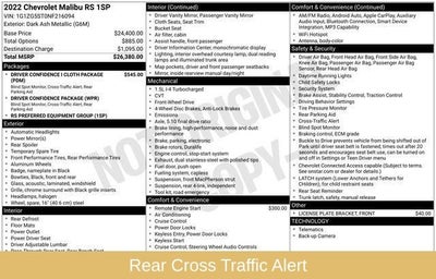 2022 Chevrolet Malibu RS