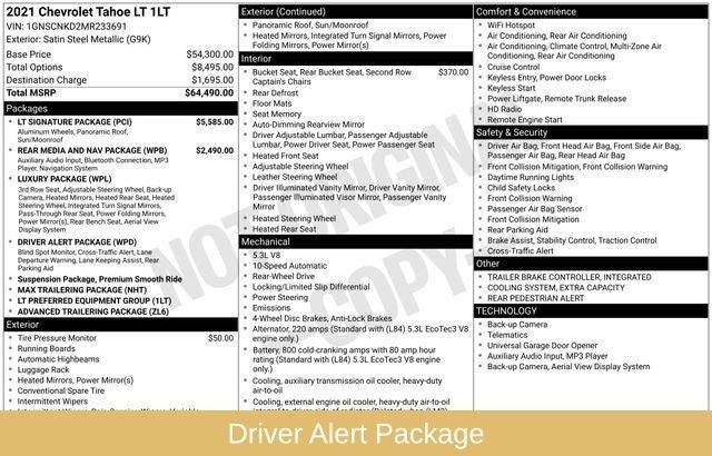 2021 Chevrolet Tahoe LT