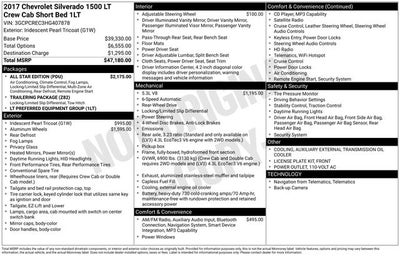 2017 Chevrolet Silverado 1500 LT LT1