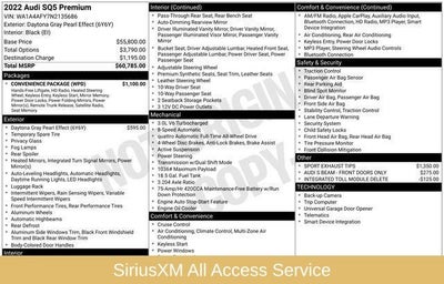 2022 Audi SQ5 Premium quattro