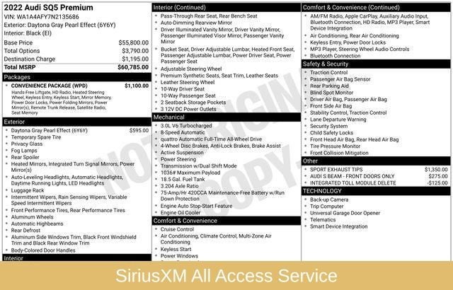 2022 Audi SQ5 Premium quattro