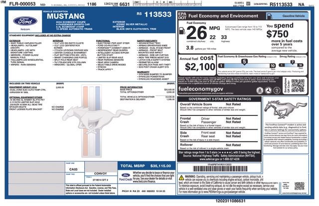 2024 Ford Mustang EcoBoost