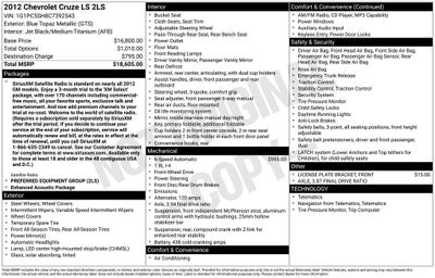 2012 Chevrolet Cruze LS