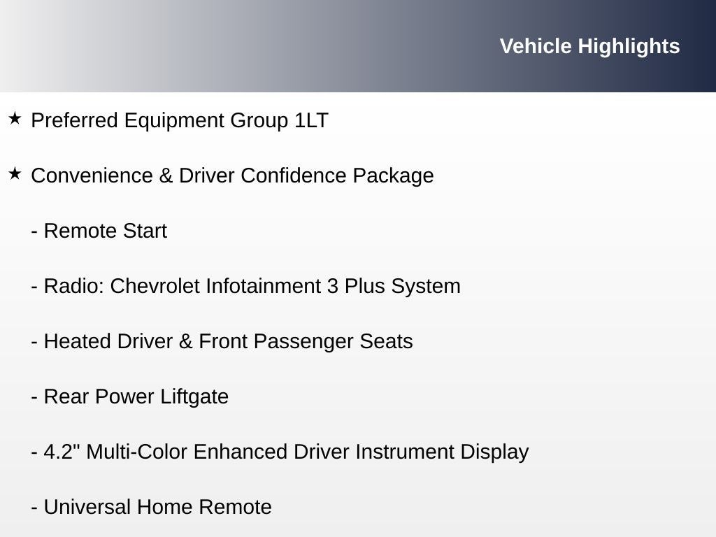 2023 Chevrolet Traverse LT 1LT