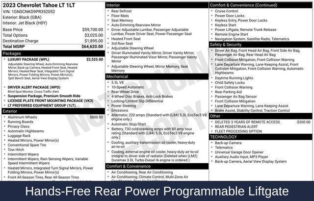 2023 Chevrolet Tahoe LT