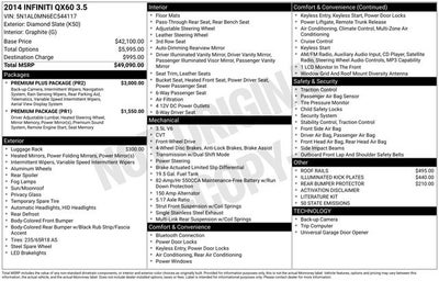 2014 INFINITI QX60 Base