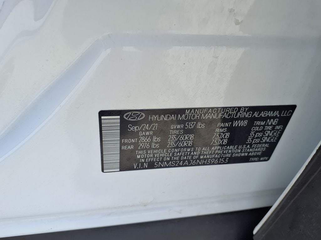 2022 Hyundai SANTA FE SEL