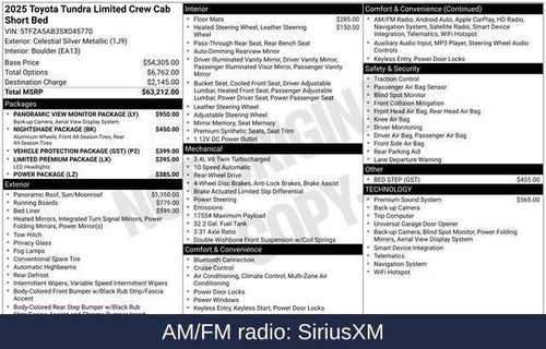 2025 Toyota Tundra Limited