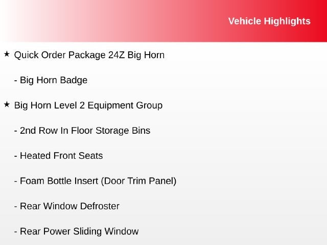 2021 RAM 1500 Big Horn/Lone Star