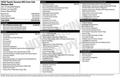 2025 Toyota Tacoma Base