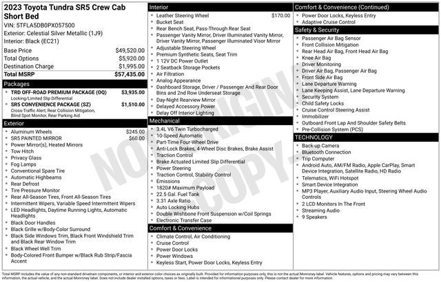 2023 Toyota Tundra SR5