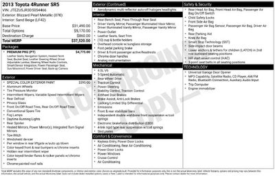 2013 Toyota 4Runner SR5