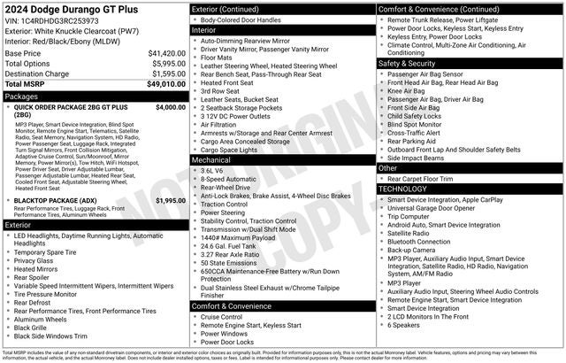 2024 Dodge Durango GT Plus