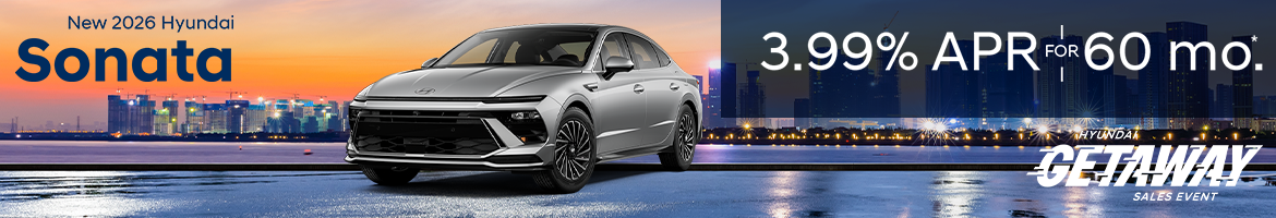 New 2026 Hyundai Sonata 3.99% APR for 60 months All Star Hyundai