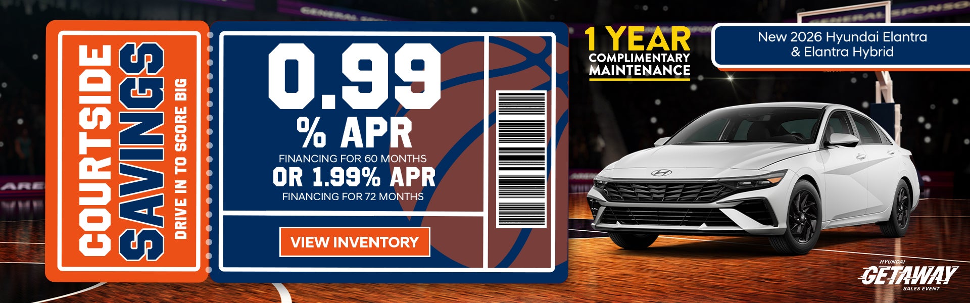 New 2026 Hyundai Elantra 0.99% APR financing or 1.99% APR 