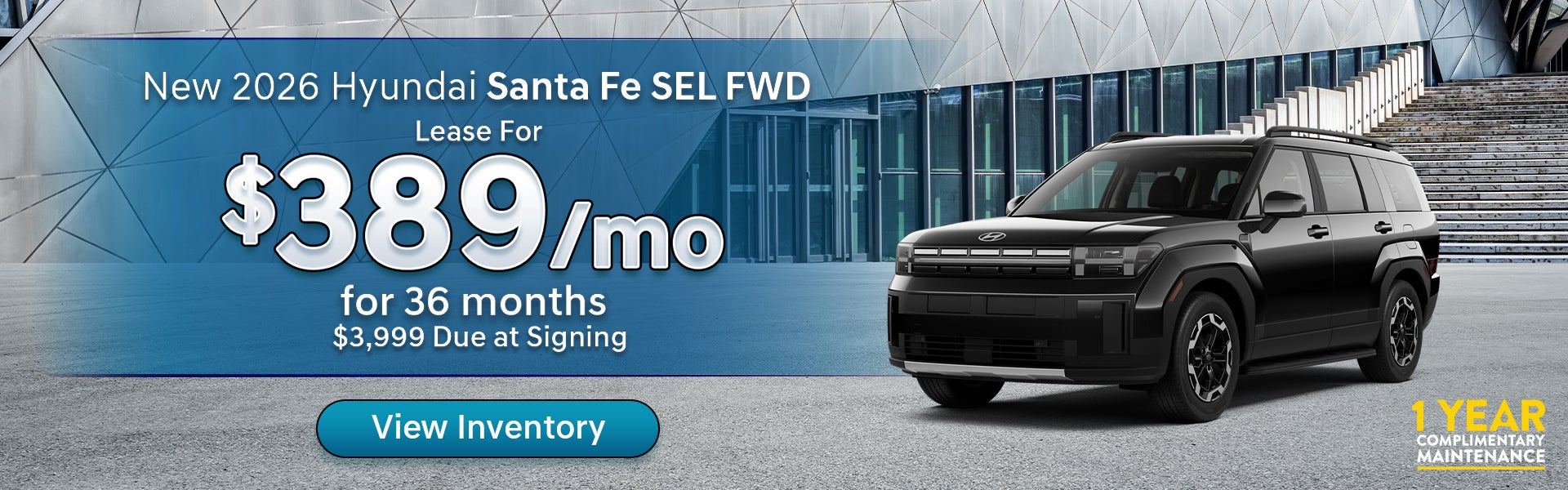 New 2026 Hyundai Santa Fe SEL FWD