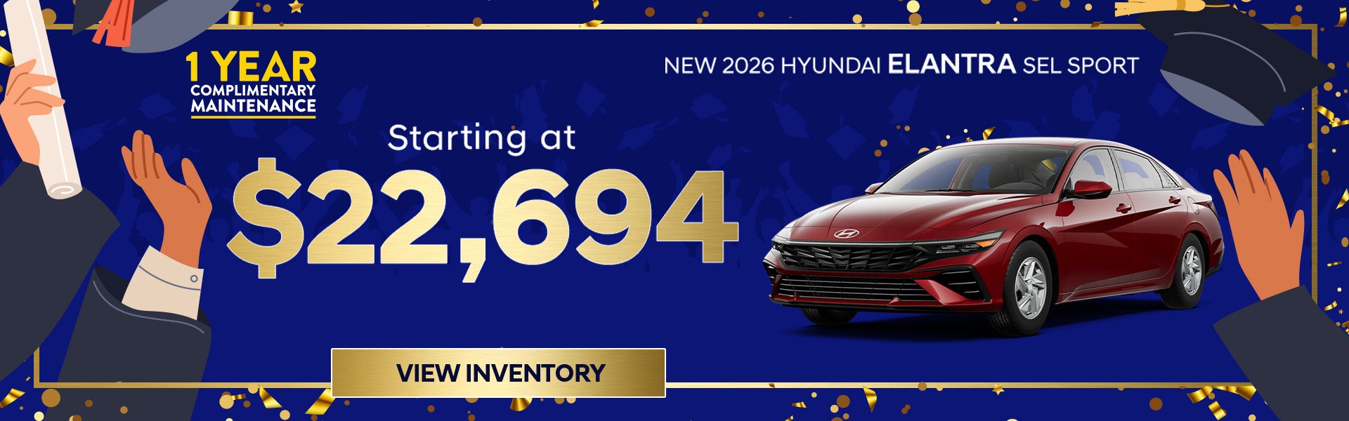 New 2026 Hyundai Elantra SEL Sport