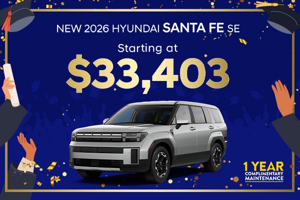 New 2026 Hyundai Santa Fe SE