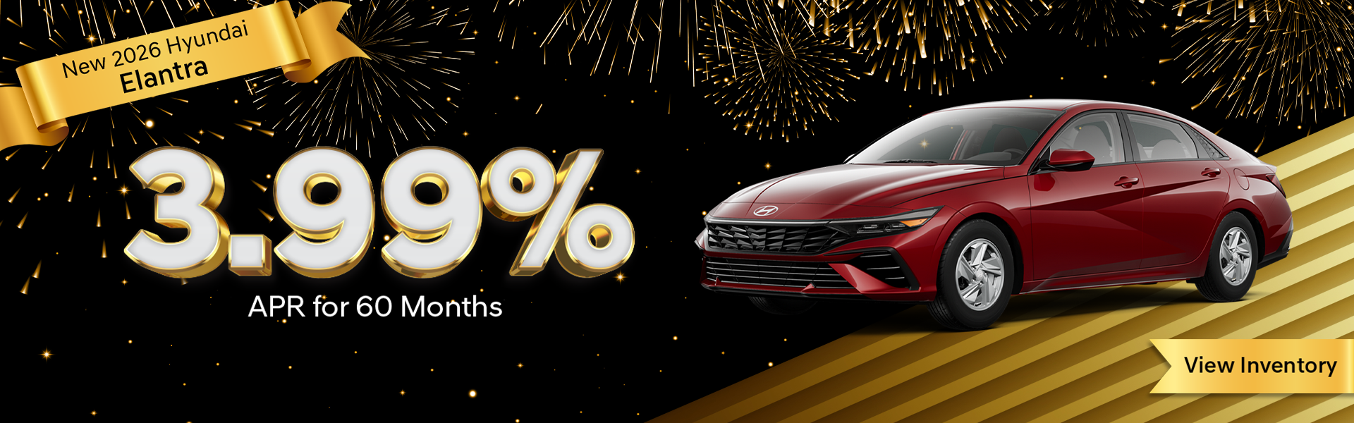 2026 Hyundai Elantra 3.99% APR for 60 months at All Star Hyu