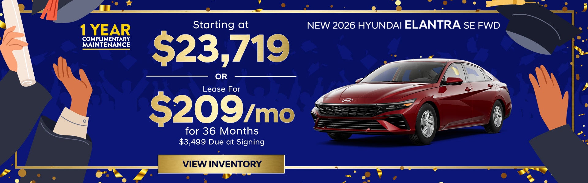 New 2026 Hyundai Elantra SE FWD