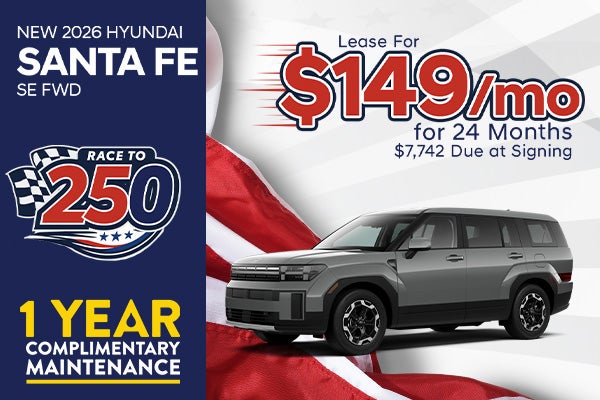 New 2026 Hyundai Santa Fe SE FWD