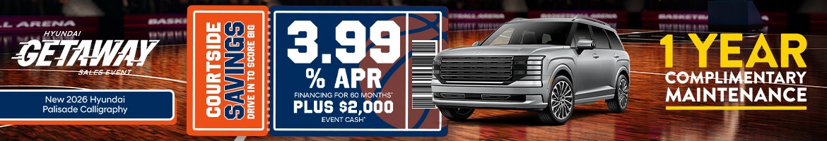 New 2026 Hyundai Palisade 3.99% APR All Star Hyundai