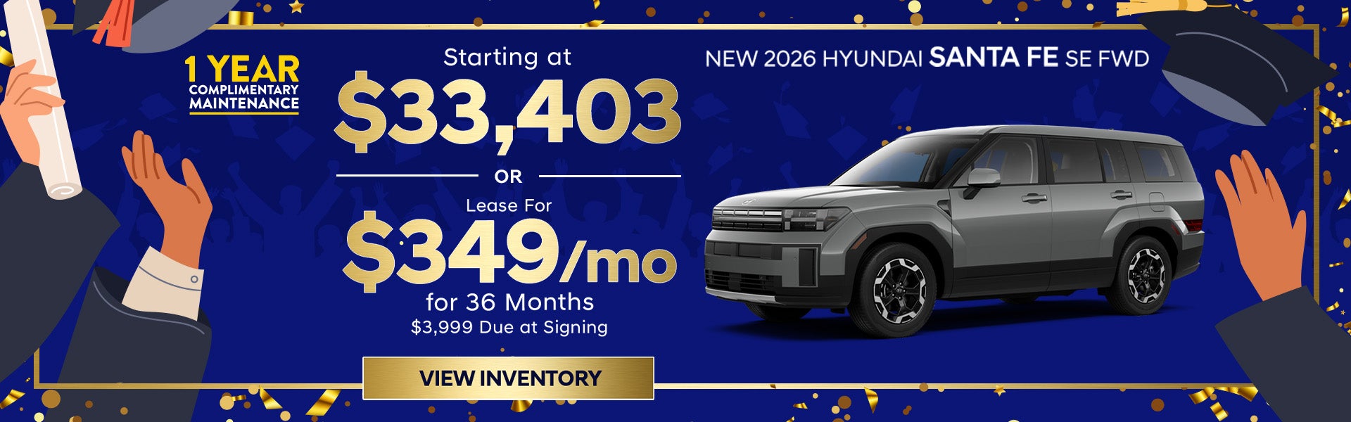 New 2026 Hyundai Santa Fe SE FWD